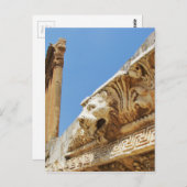 Löwenkopf bei Baalbek Postkarte (Vorne/Hinten)