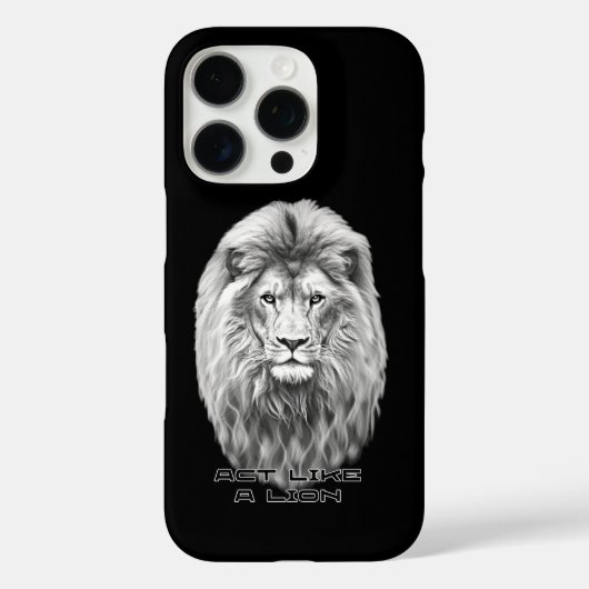 Löwenkopf Case-Mate iPhone Hülle (Rückseite)
