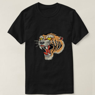 Löwenkopf DRINT Moderne Männerhemden T-Shirt