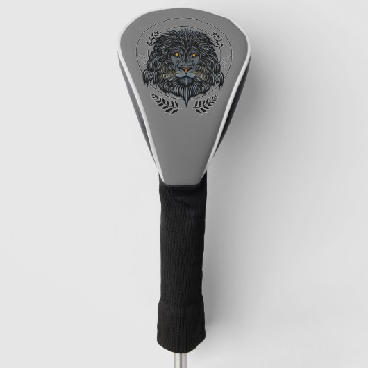 Löwenkopf Golf Headcover (Vorderseite)