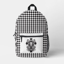 Löwenkopf in Cross-Backpack Bedruckter Rucksack