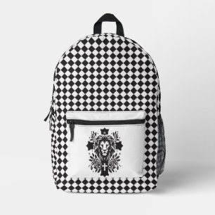 Löwenkopf in Cross-Backpack Bedruckter Rucksack