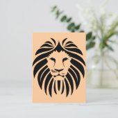 Löwenkopf Postkarte (Stehend Vorderseite)