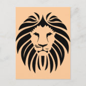 Löwenkopf Postkarte (Vorderseite)