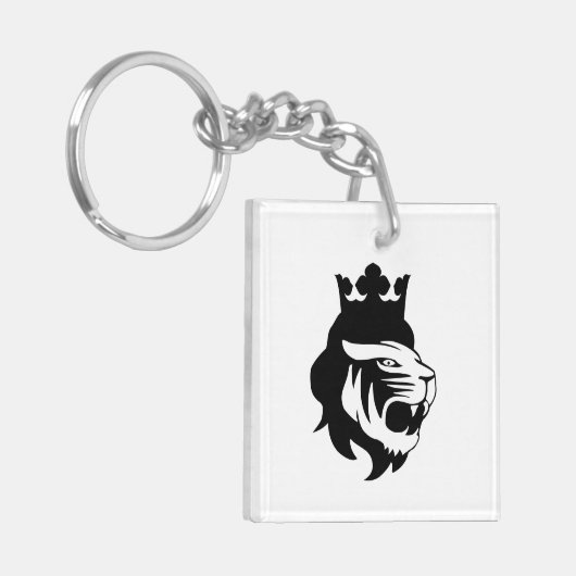 Löwenkopf Schlüsselanhänger (Vorderseite links)