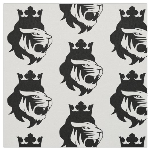 Löwenkopf Stoff (Muster)