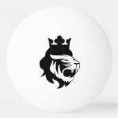 Löwenkopf Tischtennisball (Rückseite)