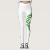 Löwenkopf und Volleyball (individuell einstellbar) Leggings (Vorderseite)