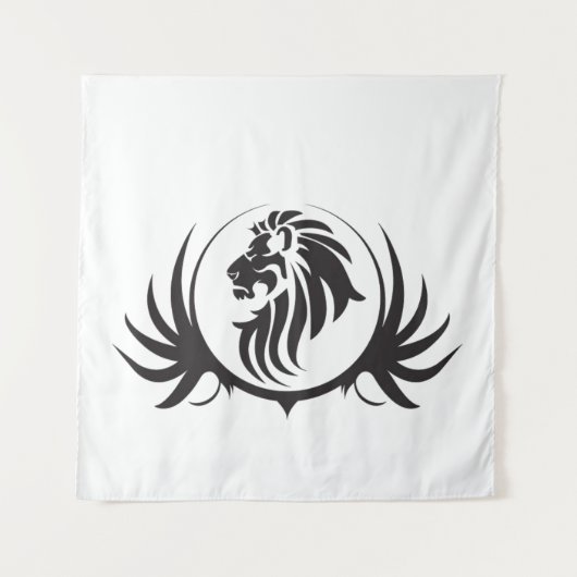 Löwenkopf Wandteppich (Vorderseite (Horizontal))