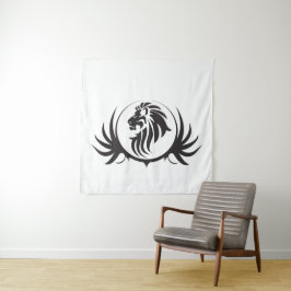 Löwenkopf Wandteppich