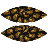 Löwenköpfe auf Schwarz, Football (Paneele)