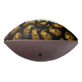 Löwenköpfe auf Schwarz, Football (Gedreht 270)