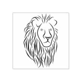 Löwenkopfkunst-Briefmarke Gummistempel (Prägung)