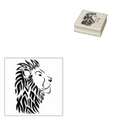 Löwenkopfkunst-Briefmarke Gummistempel (Stempel)