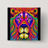 Löwenkopftaste Button (Vorderseite)