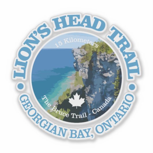 Löwenkopfweg (OBP) Aufkleber (Vorderseite)