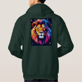 **"Löwenkosmos"** Hoodie (Rückseite)