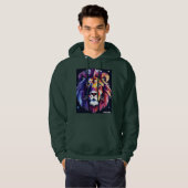 **"Löwenkosmos"** Hoodie (Vorne ganz)