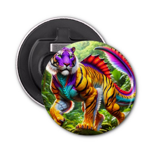 Löwenkreatur Flaschenöffner (Vorderseite)