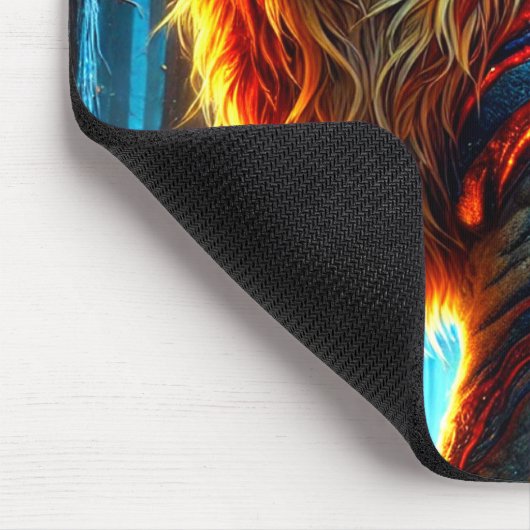 Löwenkreatur Mousepad (Ecke)