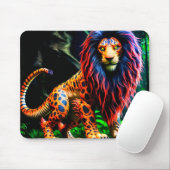 Löwenkreatur Mousepad (Mit Mouse)