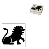 Löwenkunst-Briefmarke Gummistempel (Stempel)