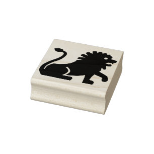 Löwenkunst-Briefmarke Gummistempel
