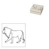 Löwenkunst-Briefmarke Gummistempel (Stempel)