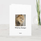 Löwenkunst Karte (Rückseite)