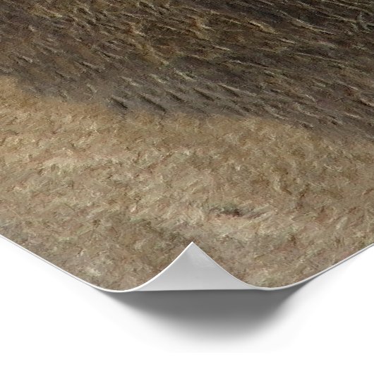 Löwenkunst Poster (Ecke)