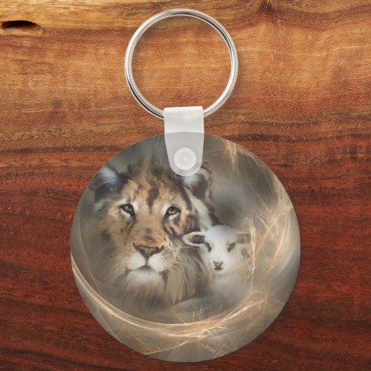 "Löwenlamm" religiöse Rittergeschenke Jesus Schlüsselanhänger (Vorderseite)