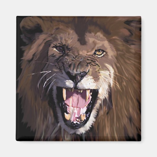 Löwenmagnet Magnet (Vorne)