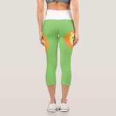 Löwenmalerei Capri Leggings (Rückseite)
