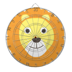 Löwenmalerei Dartscheibe