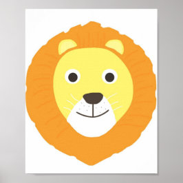 Löwenmalerei Poster