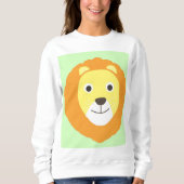 Löwenmalerei Sweatshirt (Vorderseite)