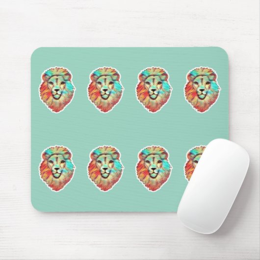Löwenmatte Mousepad (Mit Mouse)