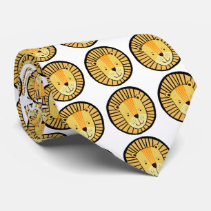 Löwenmuster Krawatte