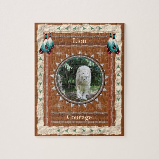Löwenmut Energie Puzzle (Vertikal)
