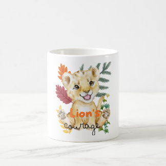 Löwenmutige Tasse für erwachsene Kaffeekinder