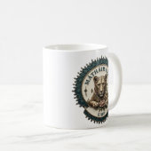 Löwenmutter. Irland Kaffeetasse (VorderseiteRechts)