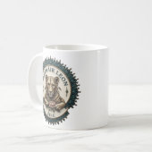 Löwenmutter. Irland Kaffeetasse (Vorderseite Links)