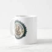 Löwenmutter. Schottland Coffee Mug Kaffeetasse (Vorderseite Links)