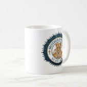 Löwenmutter. Schottland Kaffeetasse (VorderseiteRechts)