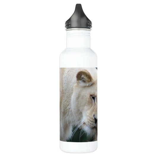 Löwennuzzling Edelstahlflasche (Links)
