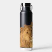 Löwenpaar Wasserflasche, 650 ml Trinkflasche (Vorne)