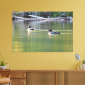 Löwenpaare Leinwanddruck (Insitu (Wohnzimmer))