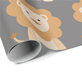 Löwenpapier Geschenkpapier (Rolleneckpunkt)