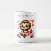 Löwenpilot Geburtstag Kaffeetasse (Mittel)