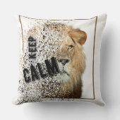 Löwenpolster Kissen (Vorderseite)